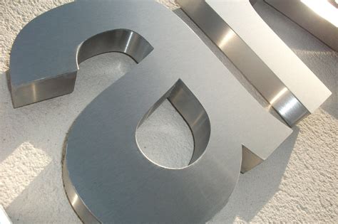 customized fabricated metal letters|stainless steel sign fonts.